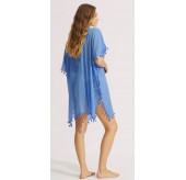 Cotton Kaftan Azure