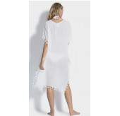 Midi Amnesia Kaftan White