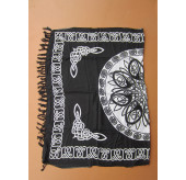 Celtic Sarong-wh-blk