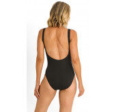 Meka Gathered Surplice Swimsuit